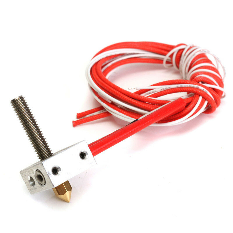 Geekcreit® Assembled Aluminum Heating Block Extruder Hot End For 3D Printer 1.75mm 0.4mm Nozzle